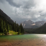 Thunderstorm at the Maroon Bells